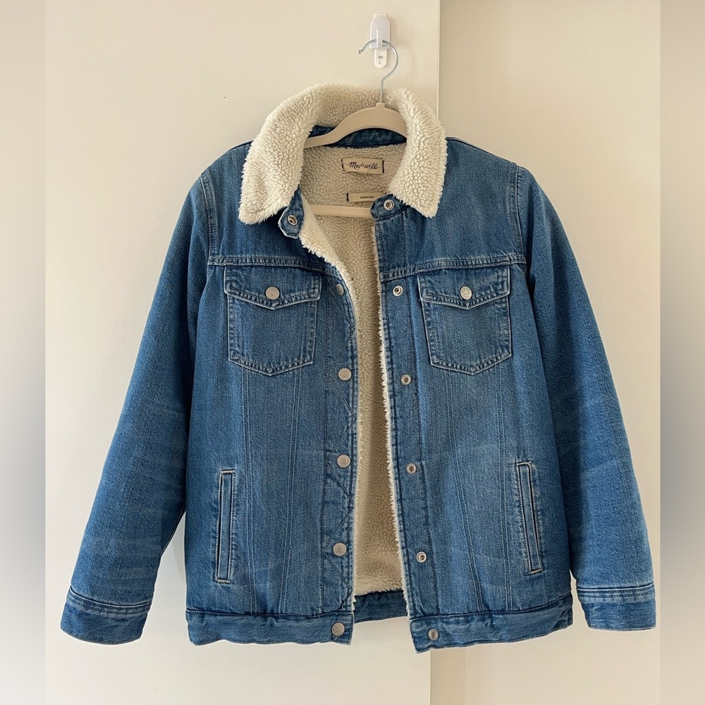 Madewell Sherpa denim jacket